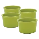 Chantal 1 Cup Ramekins Set of 4, Glossy Lime Green by 