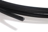 Loos & Co. Vinyl Coated Stainless Steel 18-8 Wire Rope 3/32 Black 7x7 480lb Strength #SC06377M