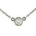Ladies Round Solitaire Diamond Pendant on Chn .20cttw