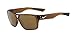 Nike Brown with Bronze Flash Lens Charger R Sunglasses, Crystal Military Brown