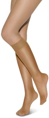 L'Eggs Everyday Knee Highs St 10 Pair, Onesize-Suntan ( Pack of 3)