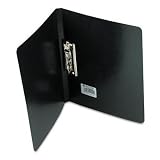 ACCO BRANDS / Presstex grip punchless binder with spring-action clamp, 5/8 capacity, black / ACC4252...