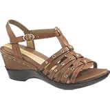 Hush Puppies Cinema | Ladies Wedge Shoes Saddle Leather by Hush Puppies