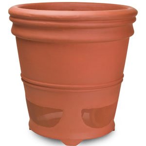 Niles PS6Si terracotta finish stereo input planter speaker
