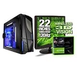WidowPC WGMI-2N7530 - Tower - 1 x Core 2 Duo E7200 / 2.53 GHz - RAM 4 GB - HDD 1 x 500 GB - DVD-RW - GF 9800 GTX+ - WLAN : 802.11b/g - Vista Home Premium 64-bit - Monitor : 22 Widescreen TFT ( Samsung SyncMaster 2233RZ )