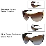 Christian Dior - Christian Dior Wraparound Sunglasses DIORITO/1/S/0LRT/94/99: Rose Gold Brown/Brown Gradient