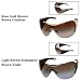 Christian Dior Wraparound Sunglasses DIORITO/1/S/0LRT/94/99: Light Brown Semi Matte/Brown-Violet Image