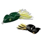 Scum Frog Lures Original; Natural Black and Green