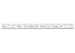 Starrett C306R-6 6-Inch Steel Rule with Inch Graduations