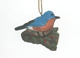 Fisher Wildlife Bluebird with Holly Decorative Bird