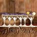 Wine goblets, 'Acapulco' (set of 6)