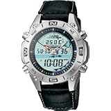 Casio Fishing Timer Strap Watch, AMW702B-7AV, Thermometer,100 Meter, World Time, Stopwatch, Alarm, Countdown Timer