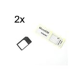 Micro Sim Adapter for Micro Sim Card to Full Size Sim (Authentic, Precise, Made in Germany)