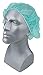 CONDOR 23KX23 Bouffant Cap, PP, 24 in, Green, PK1000