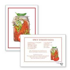 Greeting Card: Spicy Tomato Salsa with Recipe