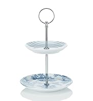 Toile de Jouy 2-Tiered Stand