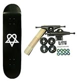 Skateboards HEARTAGRAM BLACK 7.5" Complete Assembled