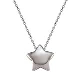 Ladies Stainless Steel Star Pendant with 18 Chain