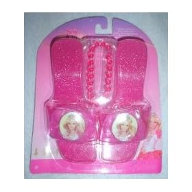 Barbie Fairytopia Mermaidia Fashion Accessory Set - Pink Girls Shoes & Necklace
