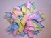 Single Korker Bow with yellow, blue and pink.