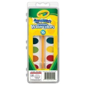 WASHABLE WATERCOLORS 16 PAN Papercraft, Scrapbooking (Source Book)