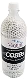 Air Venturi CQBBs 6mm airsoft BBs, 0.16g, 5000 rds, white