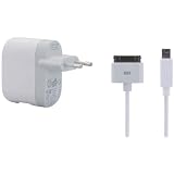 Belkin F8Z597cw03 Chargeur secteur avec double USB pour iPod / iPhone Blanc + C�ble iPodpar Belkin