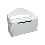 Gift Mark Toy Chest with Arched Back, White