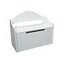 Gift Mark Toy Chest with Arched Back, White