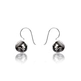 Sterling Silver Large Ball Dangle Earrings