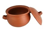 Pomaireware Clay Bean Pot with Lid, 3 Quarts