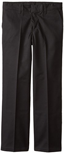 Dickies Boys' Flex Waist Flat Front Pant with Logo