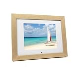 8  Pine Wood Digital Photo Frame with White Mount