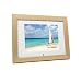 8" Pine Wood Digital Photo Frame with White Mount
