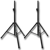 Seismic Audio - Pair of TRIPOD SPEAKER STANDS PA / DJ Stand PRO AUDIO - Heavy Duty Steel - B001BZYG5I