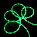 18 Bright Green LED Indoor/Outdoor Christmas Rope Lights