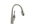 Delta Faucet 989-SS-DST Allora Single Handle Kitchen Faucet With Pull Down Spray and Diamond Seal Valve, Stainless