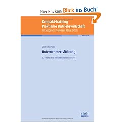 Kompakt-Training Unternehmensf�hrung
