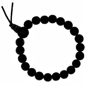 Genuine Onyx Stone 8mm Beads Stretch Power Bracelet by 