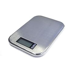Oxid7 Digitale K�chenwaage Haushaltswaage Briefwaage Waage aus edelstahl bis 5 kg