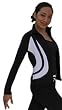 Chloe Noel J26 White/Black Swirls Skate Jacket - Adult Large