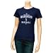 Majestic Seattle Mariners Ladies Navy Blue Property Of T-shirt