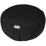 Zafu Yoga Meditation Cushion Cotton or Hemp, Organic Buckwheat Fill - 2 SIZES, VARIETY OF COLORS - Made In USA, by Bean Products