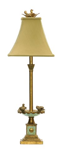 Sterling Home 91-518 Bird Bath Candlestick Table Lamp