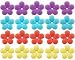 Songbird Essentials Mixed Colors Replacement Flowers Red Purple Yellow Blue