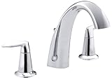IMAGE OF Kohler K-T45117-4-CP Alteo Bath Faucet Trim with Diverter, Valve Not Included, Polished Chrome