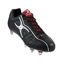 GILBERT Junior Sidestep 6 Stud X2 Lo Rugby Boots (Black/White)