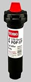 Toro 53733 4-Inch Pop-Up Sprinkler Head with 15-Foot Adjustable Pattern Nozzle