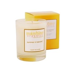 Mambino Organics Summer In Tuscany Organic Soy Candle (50 hr burn time)