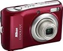 Nikon Coolpix L20 10MP Digital Camera with 3.6 Optical Zoom and 3 inch LCD (Deep Red)